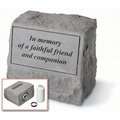 Kay Berry Inc Kay Berry- Inc. 93620 In Memory Of A Faithful Friend - Headstone-Urn Memorial - 9.5 Inches x 8 Inches 93620